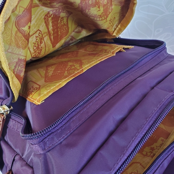 Samantha Brown Messenger Crossbody Bag Purple NEW Travel Bag - Picture 5 of 7
